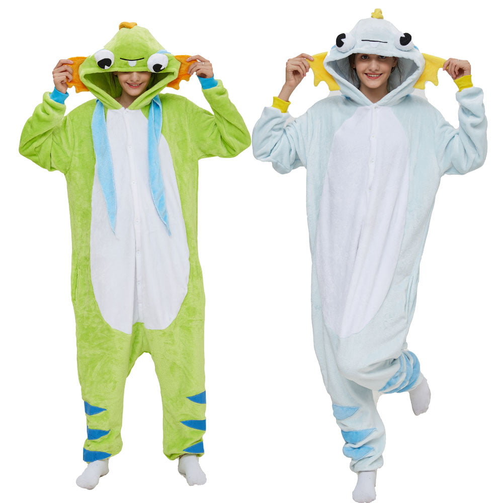 Murloc Onesie Animal Kigurumi Pajama Women & Men Party Holiday Costumes