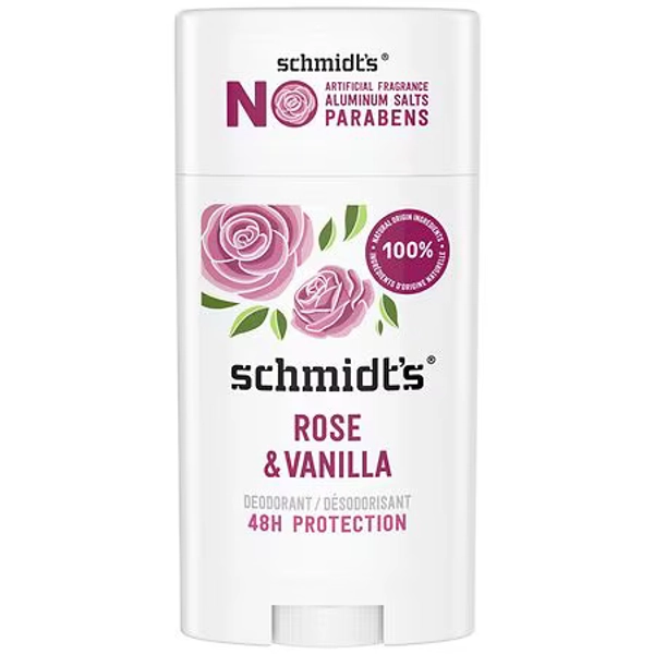 Schmidt's Rose + Vanilla Deodorant