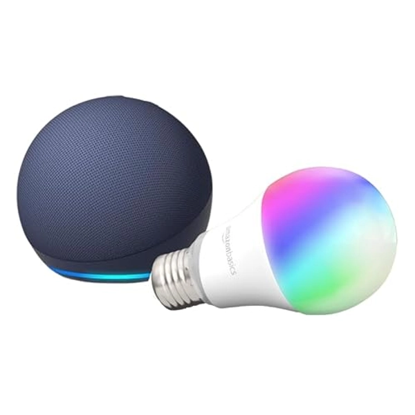 Echo Dot (5th Gen) with Smart Bulb