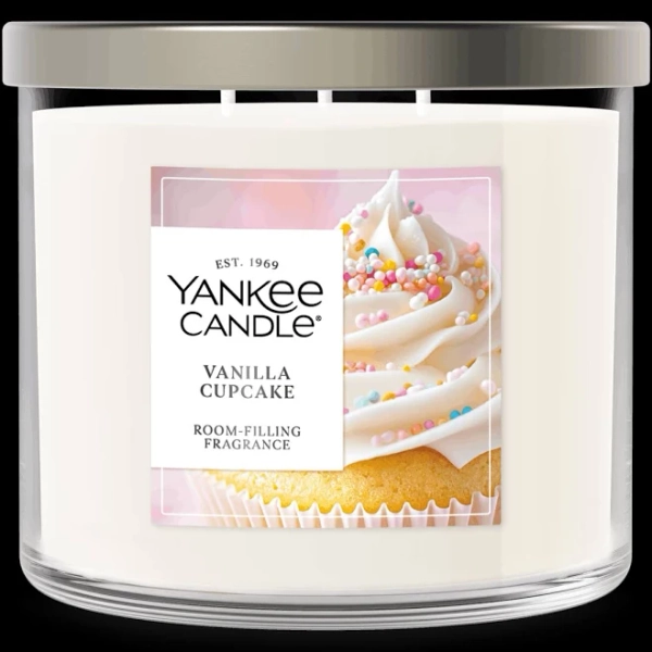 Yankee Candle Vanilla Cupcake 3 Wick Candle