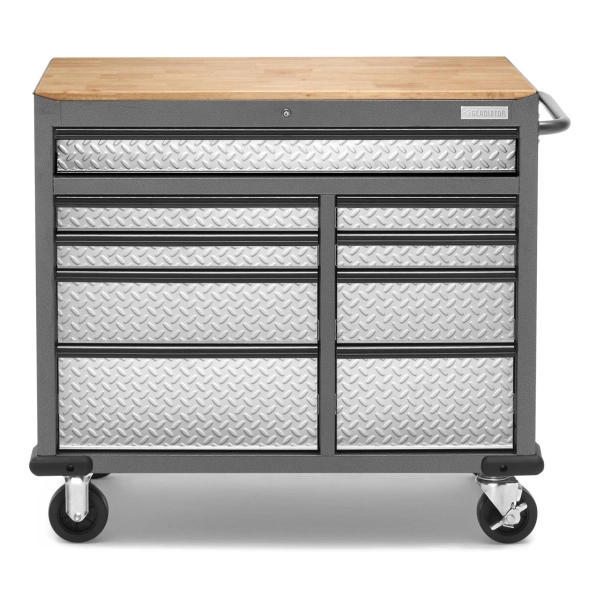 Premier 9-Drawer Mobile Tool Workbench