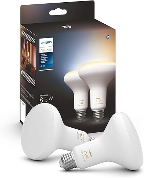 Philips Hue White Ambiance BR30 Smart Bulbs