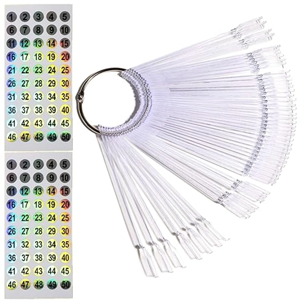 Nail Swatch Sticks with Ring