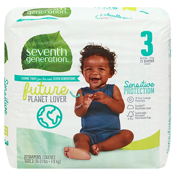 Seventh Generation Sensitive Protection Diapers
