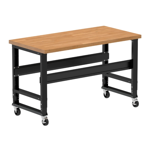 Rolling Workbench with Hardwood Top