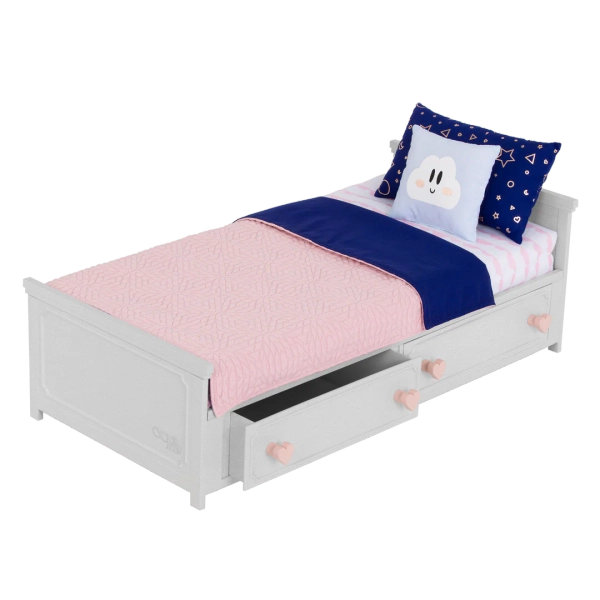 Our Generation Starry Slumbers Platform Bed Furniture Accessory Set for 18" Dolls | Default Title