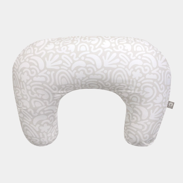 New Boppy Nursing Pillow | Cream Retro Squiggles