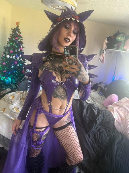 Throne | Skylar Calico | Cosmo Bondage Wrist Cuffs Rainbow