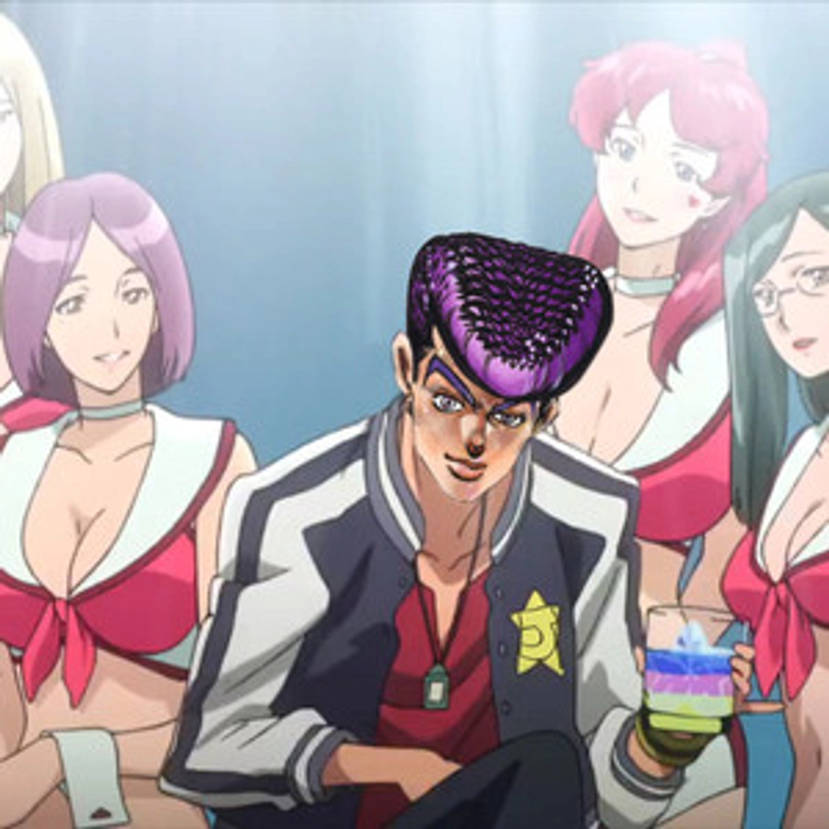 Anime in Space: A Guy with a Pompadour Defying Gravity Among Stars