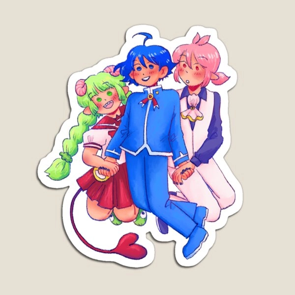 Love trio! Magnet