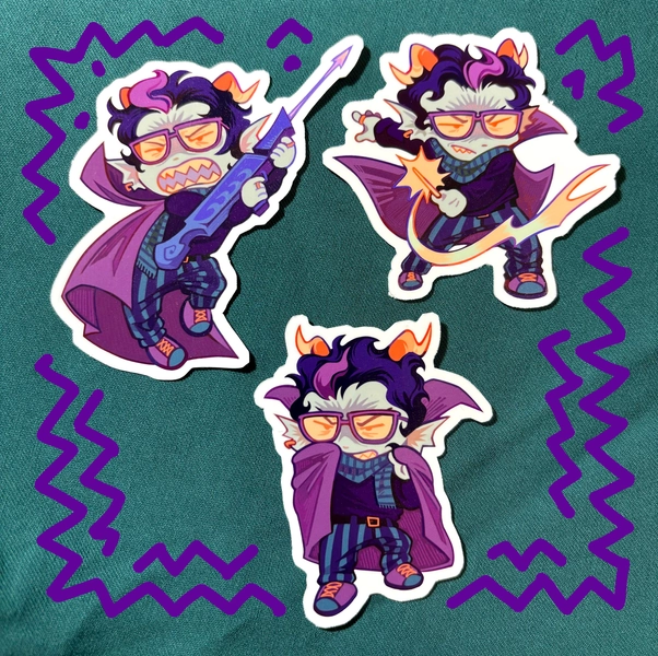 Eridan Ampora sticker set | Homestuck