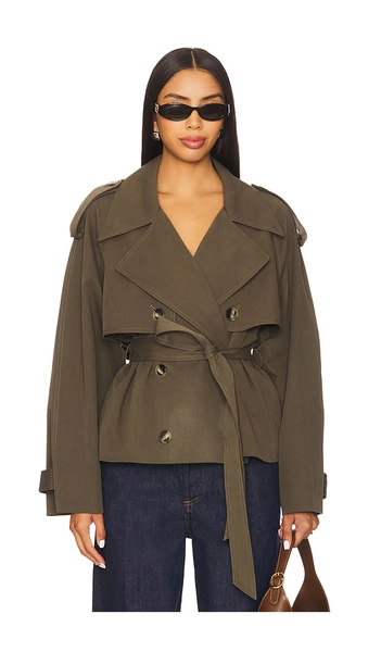 Elodie Eleanor Cropped Trench Coat