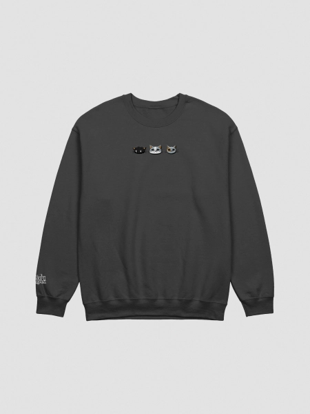 Cat Trio Crewneck