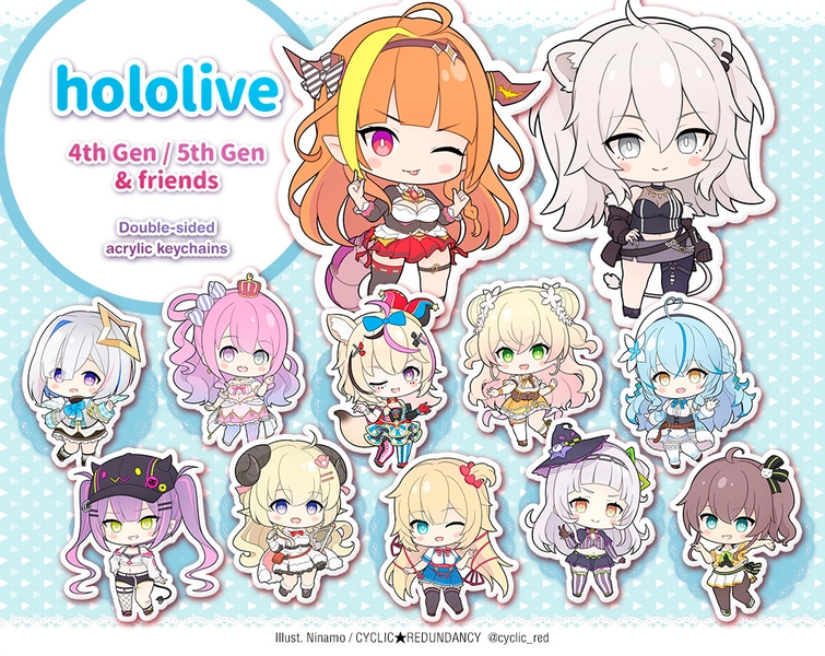 hololive 4th Gen/5th Gen & friends | acrylic keychains