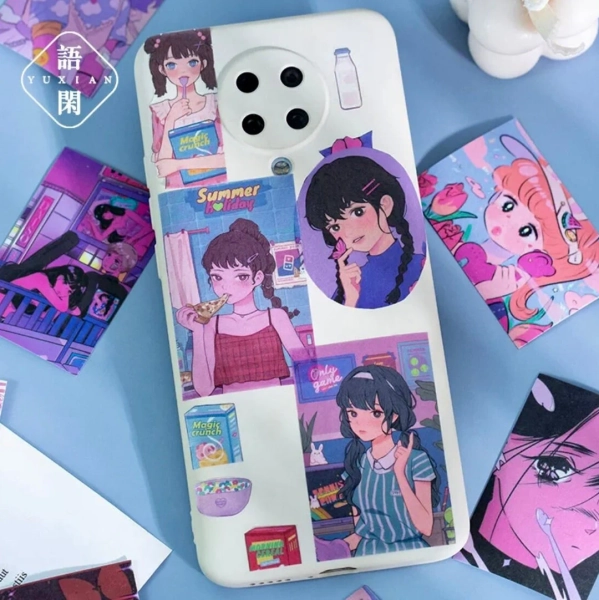 Anime Vol.1 Series SIX CHOICES Scrapbook Supplies Journal Supplies Cartoon Stickers Crafting Supplies Kawaii Sticker Set - Etsy UK