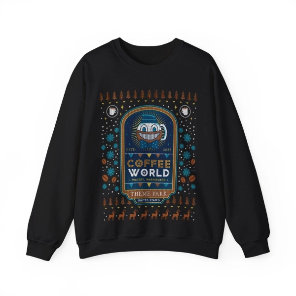 Watery Coffee World Ugly Sweater // Alan Wake 2