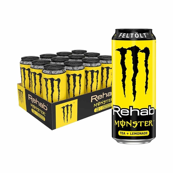Monster Rehab 12x 500ml Lemonade + tea