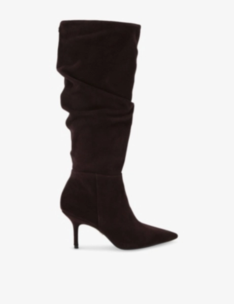 Spirit Slouch Suede Heeled Knee-High Boots