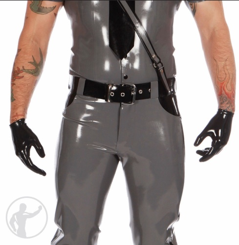 Rubber Interrogation Gloves