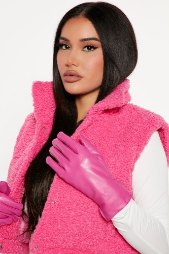 She's A Mystery Gloves - Pink | OS