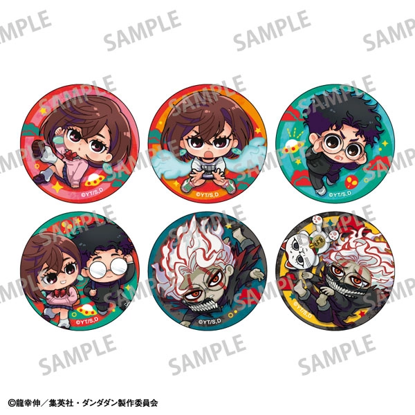 Dandadan Trading Tin Badge Okkochi 6Pack BOX(Released)