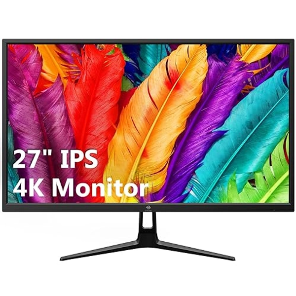Z-Edge 27 Inch 4K Monitor UHD 3840x2160 IPS Panel 60Hz, LED Monitor, 300 cd/m², FreeSync, Flicker-Free, HDMI DisplayPort, Built-in Speakers - 27'' 4K