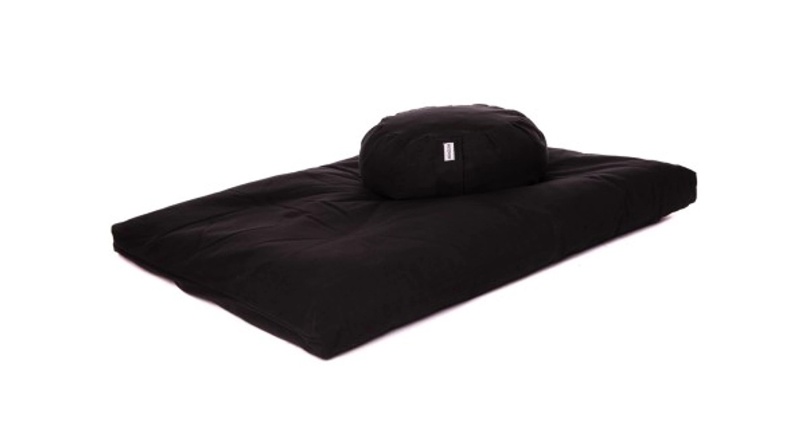 ZENZES® Pro Eco meditatiekussen zabuton en zafu zwart