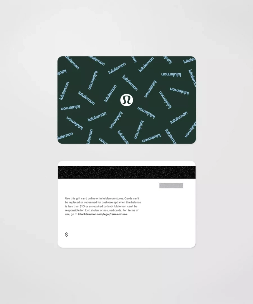 Lulu lemon gift card
