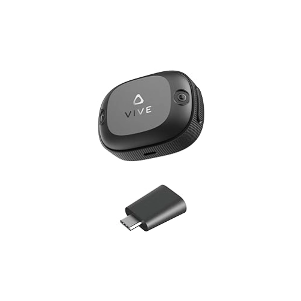 HTC Vive Ultimate Tracker + Dongle for Standalone VR Headsets, Black - Ultimate Tracker + HTC Vive Ultimate Tracker Dongle