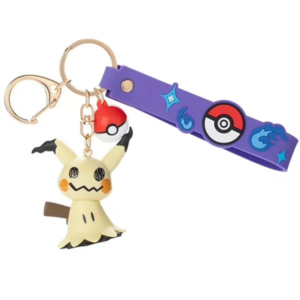 Official Pokemon Keychain Wristlet Lanyard - Mimikyu