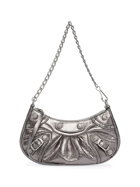 Le Cagole Mini Bag With Chain Metallized