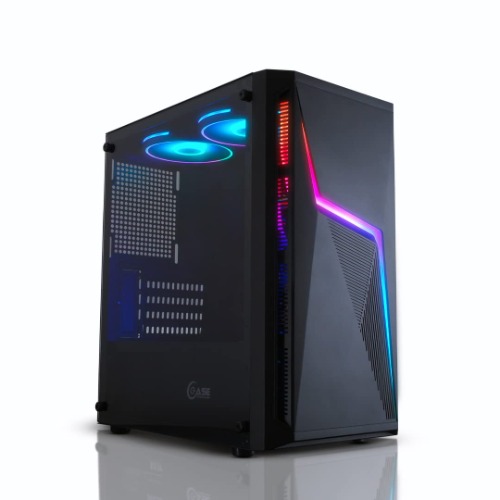 𝗔𝗪𝗗-𝗜𝗧 | Gaming PC, Desktop PC, PC Gamer, Intel i5 12400F, H610M, RTX 3050, 16GB 3200MHz, 240GB SSD + 1TB HDD/Volt Gaming Case, Gaming Computer, PC Gaming with Windows 11