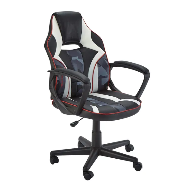 X Rocker Atreus PC Gaming Chair, Height Adjustable Mid-Back Home Office Chair Swivel Seat for Juniors and Teens