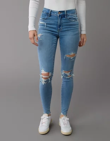 AE Next Level Ripped High-Waisted Jegging