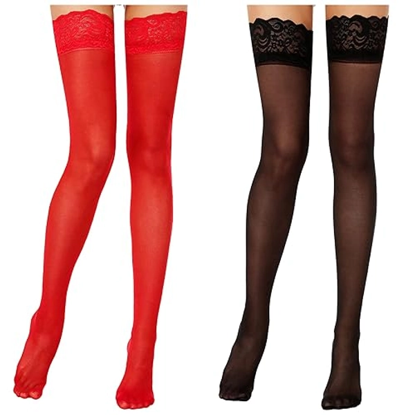 Lidogirl Lace Top Thigh High Stockings
