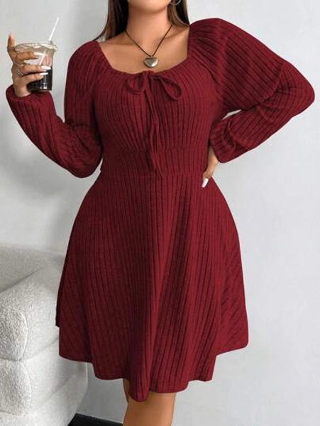 Knot Sleeve Dress