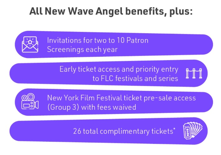 Film at Lincoln Center New Wave Supporter Membership