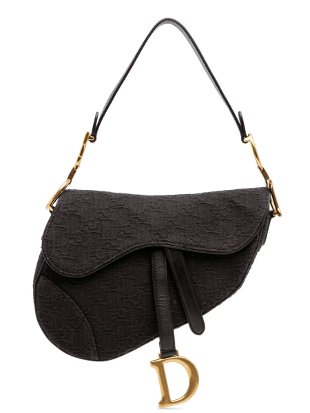 Christian Dior Pre-Owned 2019 Oblique Canvas Saddle Bag shoulder bag | One Size