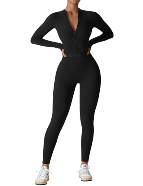 bodysuit with front zipper