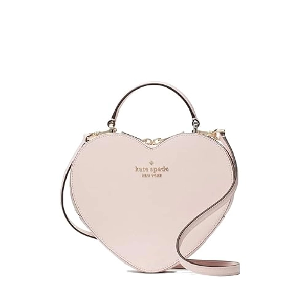 Kate Spade New York Love Shack Heart Purse Crossbody Handbag, Chalk Pink, S