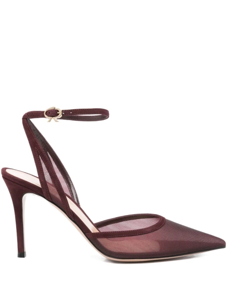 Gianvito Rossi 100mm suede heeled pumps