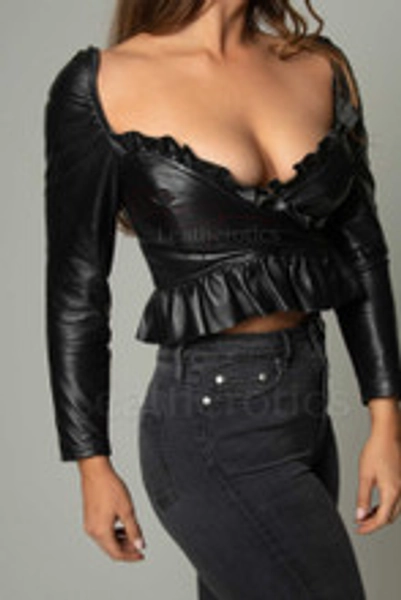 Sweetheart Leather Top