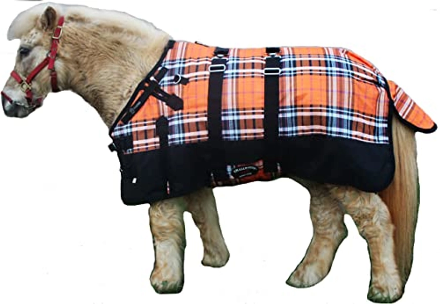 CHALLENGER 1200D Miniature Weanling Donkey Pony Horse Foal Winter Blanket Orange 51970B