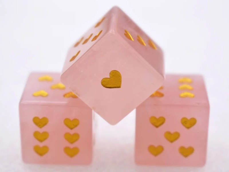 Heart D6 Die-six Sided 16mm D6 Dice-dnd 