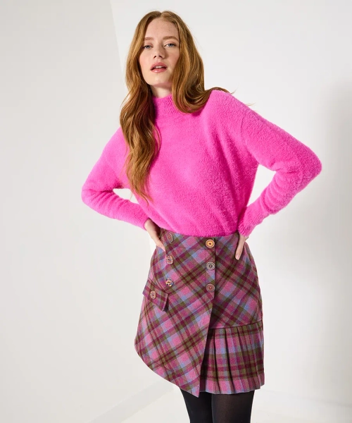 Joes Favourite Check Mini Skirt