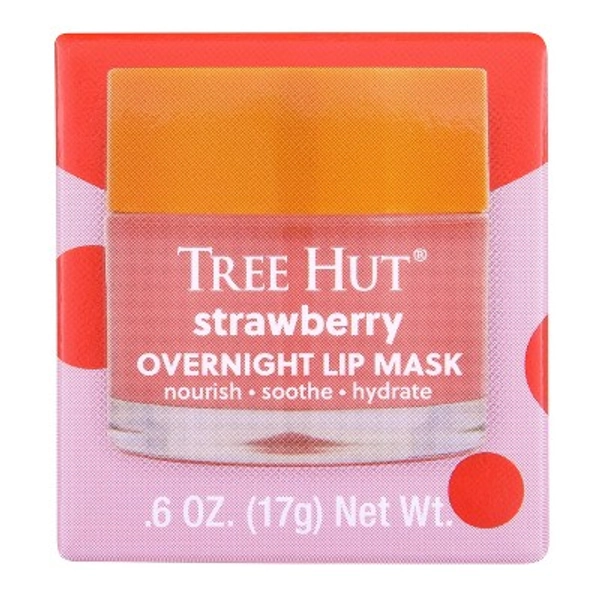 Tree Hut Strawberry Overnight Lip Mask - 0.6oz
