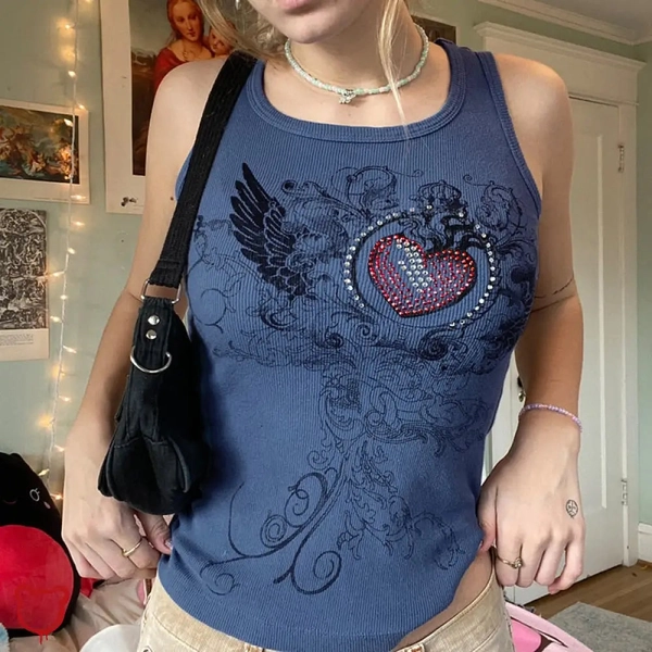 Blue Casual Top