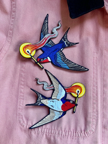 As Above/So Below - Barn Swallows Patch Duo — Feralcatbox  