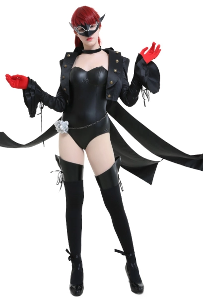 P5 Kasumi Yoshizawa Cosplay Costume Phantom Thieves of Hearts Bodysuit Leotard