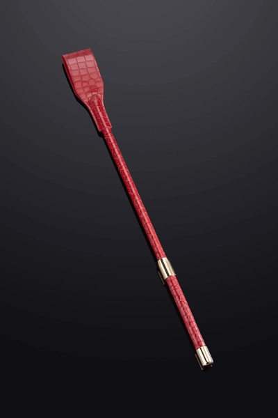 Noble Leather Riding Crop Red